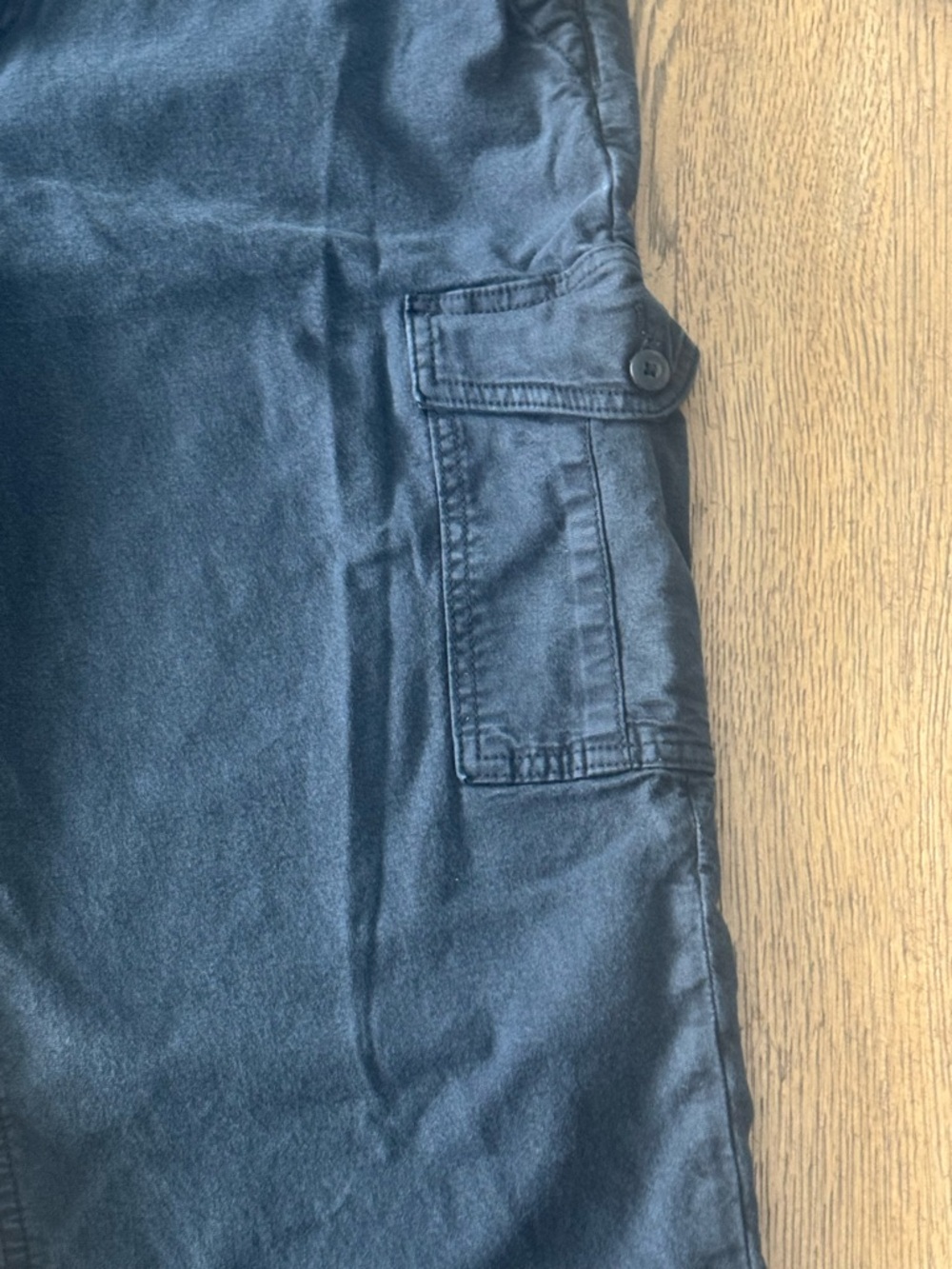 American Eagle Soft Stretch Cargo Pants 16 Black Utility Relaxed Streetwear 5031 - Picture 2 of 9